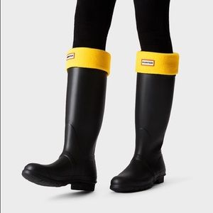 NWT! Hunter Fleece Welly Socks (Tall)
